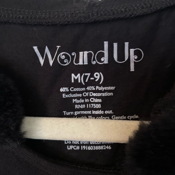 WOUND Up Black Shirt with Hood - Picture 3 of 6